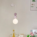 Axyaa Modern Nordic LED Wall Lamp Cream Style Indoor Lighting Home Decor