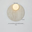 Axyaa Circular Ceramic LED Wall Lights - Nordic Modern Indoor Lighting