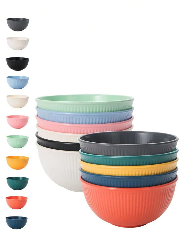 Axyaa Plastic Bowl Set - Durable, Reusable, Microwave & Dishwasher Safe