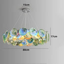 Axyaa Colorful Murano Glass Crystal Pendant Light: Modern Lighting for Living Room, Bedroom, Kitchen