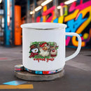 Axyaa Santa Pattern Christmas Coffee Mug Gift Set