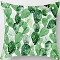 Axyaa Tropical Cactus Potted Pillowcase for Home and Office Decor