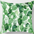 Axyaa Tropical Cactus Potted Pillowcase for Home and Office Decor