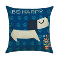 Axyaa Animal Print Pillow Cover: Stylish Sofa & Chair Linen Cushion Cover Art