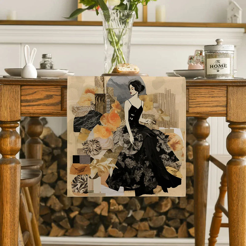 Axyaa Geometric Table Runner - Wedding Dining Coffee Decor Runners