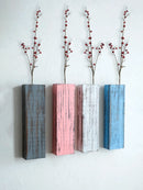Axyaa Wood Wall Planters for Indoor Plants - Farmhouse Wall Vases for Home Decor