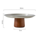 Axyaa Stainless Steel Round Storage Tray for Home and Kitchen Organization