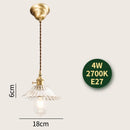 Axyaa Diamond Glass LED Pendant Lamp - Modern Nordic Hanging Lights