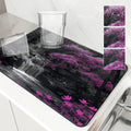 Axyaa Kitchen Drain Pad: Non-slip Heat Resistant Drying Mat for Counters