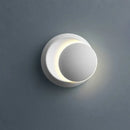 Axya Moon Chasing Wall Lamp: Aluminum Rotatable Lighting Sconces for Bedroom