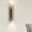 Axyaa Wabi Sabi Taupe Marble Wall Lamp - Japanese Style Up Down Wall Sconce