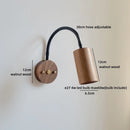 Axyaa Wooden LED Wall Light Up Down Stair Lighting Modern Nordic Bedside Lamp