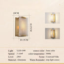 Axyaa Marble Headboard Wall Lamp - Chinese Style, American Minimalist, Retro design
