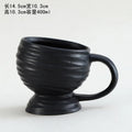 Axyaa Ceramic Kiln Coffee Cup Creative Beer Mug Retro Water Bottle Large Capacity Mug