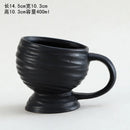 Axyaa Ceramic Kiln Coffee Cup Creative Beer Mug Retro Water Bottle Large Capacity Mug