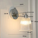 Axyaa Iron Ceramic LED Wall Lights Modern Living Room Bedroom Sconce Wandlamp