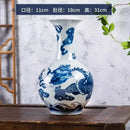 Axyaa Dragon Pattern Ceramic Vase - Jingdezhen Imitation Official Kiln Crackle Glaze
