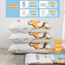 Axyaa Shiba Inu Compression Bags for Clothes Storage: Cute Cartoon Design, Dust Proof Organizer
