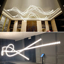 Axyaa Nordic Art Line White Bubble Suspension Pendant Lighting
