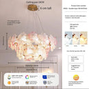 Axyaa Luxury Glass Crystal Chandelier for Living Room, Bedroom, and Study