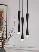 Axyaa Nordic LED Chandelier for Modern Villa Staircase Lighting