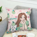 Axyaa Decorative Pillowcases for Sofa and Car, Fall-Inspired Design