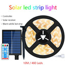 Axyaa Solar LED Strip Light: Rechargeable Outdoor Decoration for Garden, Christmas Atmosphere