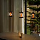 Axyaa Glass Ball Dimmable Pendant Chandelier for Bedroom and Children's Room