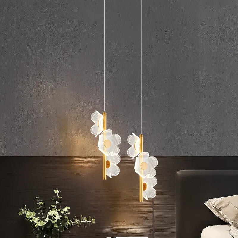 Axya Flower Design Nordic LED Pendant Chandelier for Children's Room