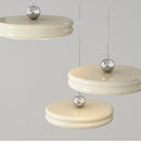 Axyaa Circular Dimmable Chandelier for Modern Home Decoration