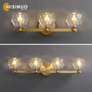 Axyaa Gold Crystal Vanity Light with G9 Socket for Bathroom, Bedroom, Hallway