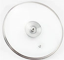 Axya Stainless Steel Wok Lid with Tempered Glass - Premium Quality