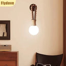 Axyaa Vintage Wall Lamp for Bedroom, Living Room, Hotel - Creative Indoor Lighting Fixtures
