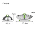 Axyaa Stainless Steel Steamer Basket | Non-Stick Food Rack | Kitchen Accessory