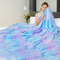 Axyaa Cozy Mother-Daughter Throw Blanket for Home and Travel