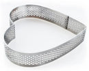 Axya Heart Shaped Fruit Pie & Mousse Cake Mold - Stainless Steel Tart Ring
