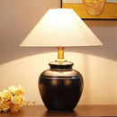 Axyaa Nordic Ceramic Table Lamp - Modern Art LED Desk Light for Living Room & Bedroom