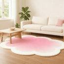 Axyaa Plush Solid Color Rug for Living Room, Bedroom, or Cloakroom