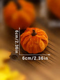 Axyaa Velvet Pumpkin Decoration Set for Fall Home Decor & Gifts
