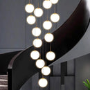 Axyaa Nordic Pendant Lights Indoor Chandelier for Dining Room Living Stair Lamp