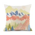 Axyaa Sunset Cactus Desert Cushion Cover - Home Decor Sofa Pillow Case