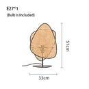 Axyaa Rattan LED Floor Lamp Nightlight for Home Decor Living Room Bedroom