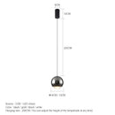 Axya Nordic LED Chandelier for Bedroom, Kitchen, Study - Modern Pendant Light