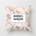 Axyaa Glitter Geometric Pineapple Pillow Covers - 45X45cm