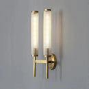 Axyaa Marble Wall Light: Luxury Copper Art Decor for Living Room, Bedroom, Hotel