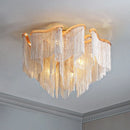 Axyaa Modern Tassels Ceiling Chandelier Chain Light for Home Decor