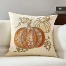 Axyaa Halloween Maple Pumpkin Thanksgiving Cushion Cover Set