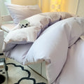 Axyaa Modern Bed Sheet Set, Polished Quilt Cover, Single Three-Piece