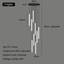 Axyaa Modern Minimalist Stair Pendant Strip Lamp for Luxury Spaces