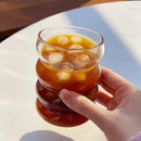 Axyaa Glass Cup Set | 350ml Aesthetic Drinking Mug for Coffee, Whiskey, Juice & More